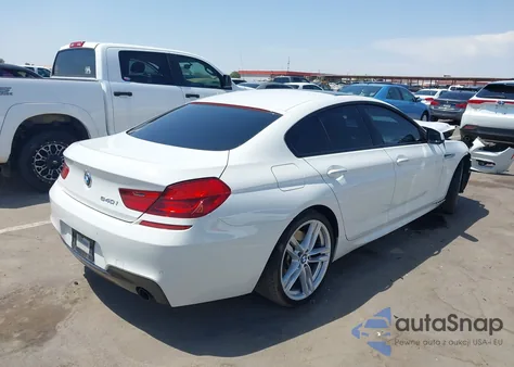 2015 BMW 640I Gran Coupe из США, поврежденный, VIN WBA6A0C51FGB53825